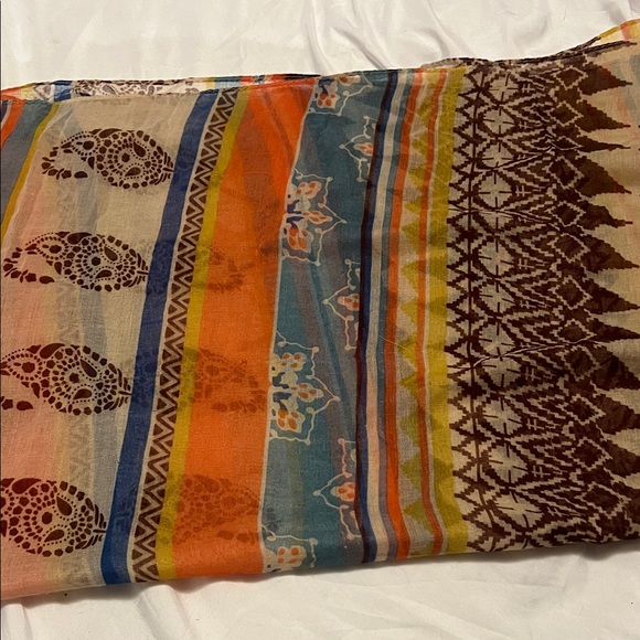 Colorful Patterned Scarf - Picture 2 of 4